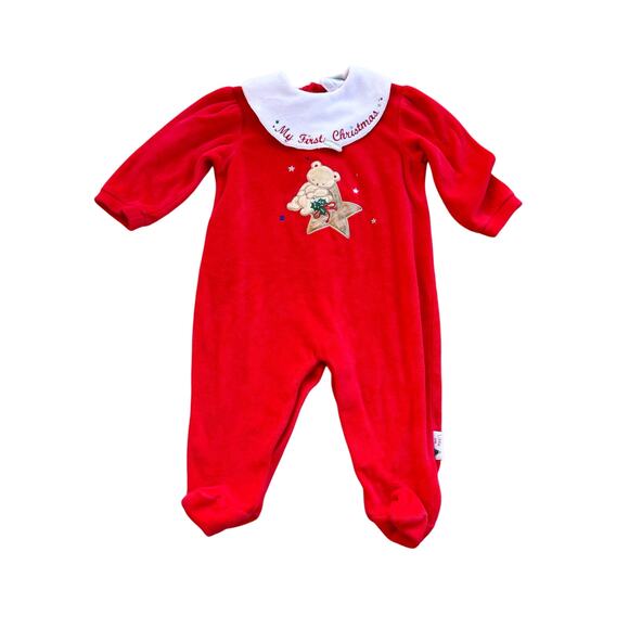 Little Me My First Christmas Outfit 9m - Picture 1 of 6